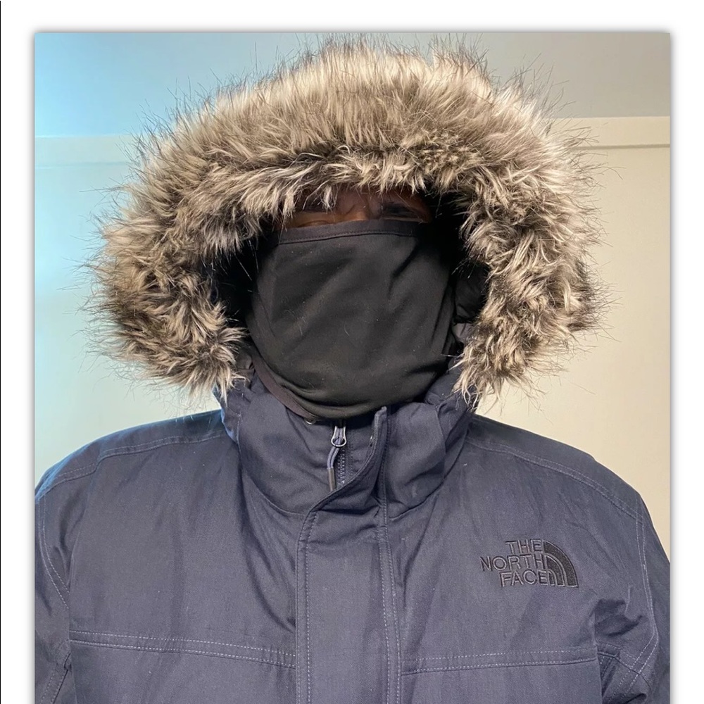 Men”s navy blue Nothface McMurdo down Parka